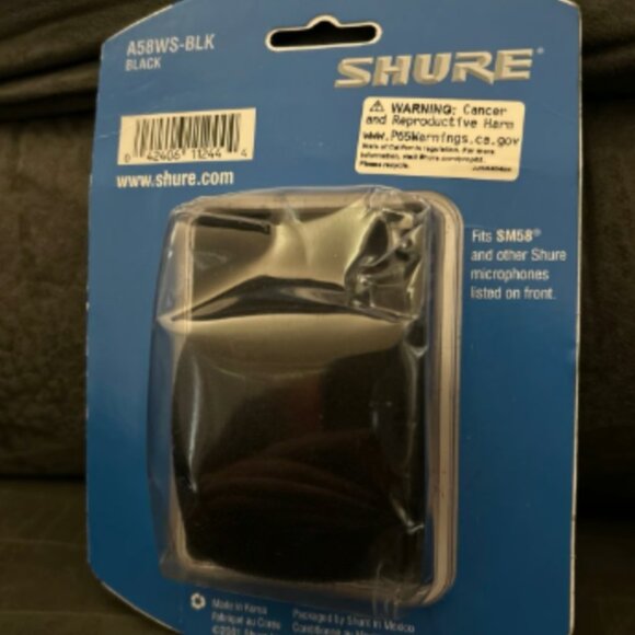 Shure A58WS Popper Stopper Windscreen for Shure Microphones SM58 Black - Picture 2 of 2